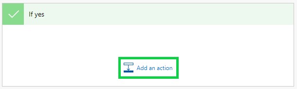 Power automate condition true flow